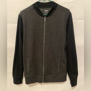 Express Men’s Zip-Up Mock Collar Sweater Size M